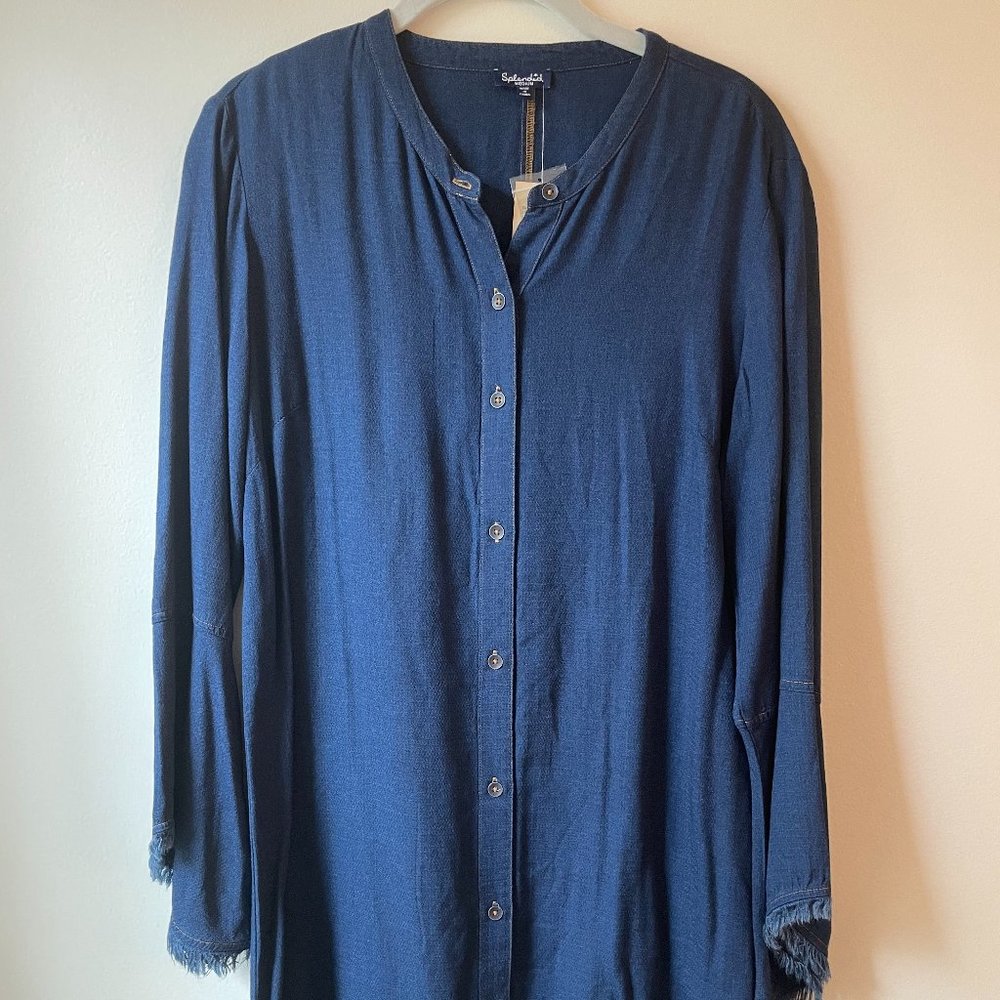 Splendid Shirt Dress (Denim color) with flare sleeves